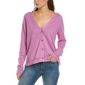 Pink Tartan Pink Clover Cotton Blend Sweater-Size Medium